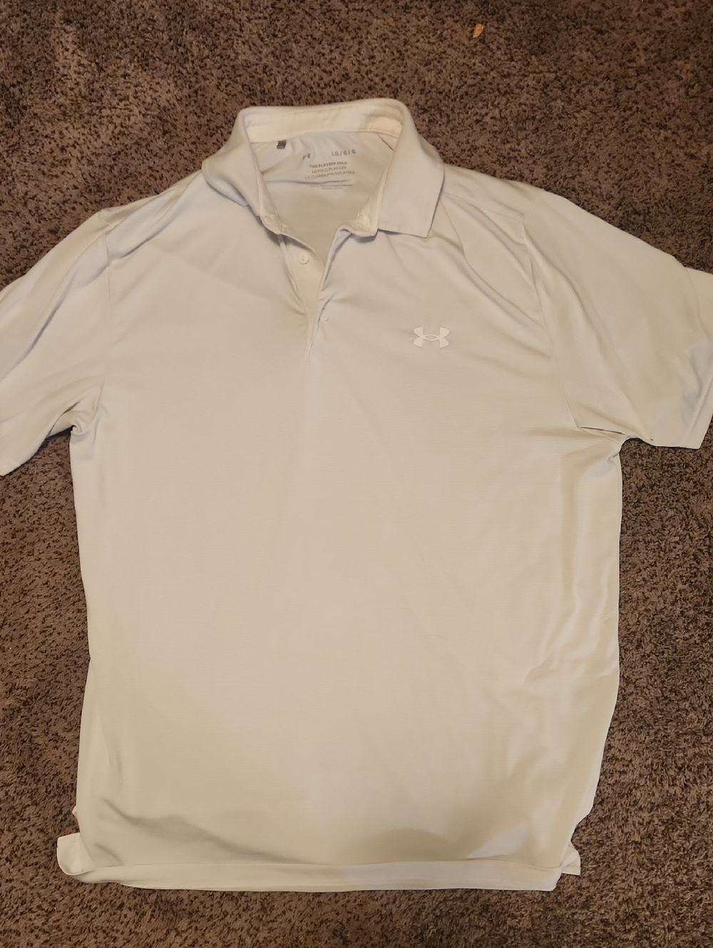 Under Armour Men’s White Performance Polo